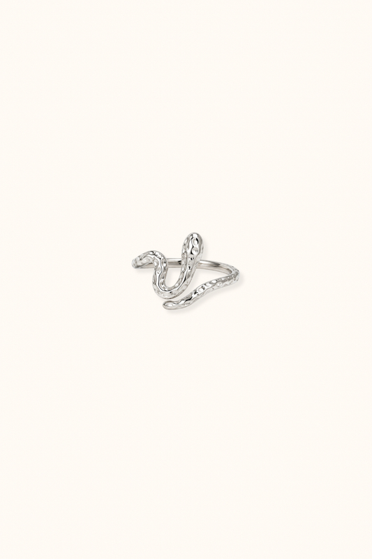 Bold silver ring