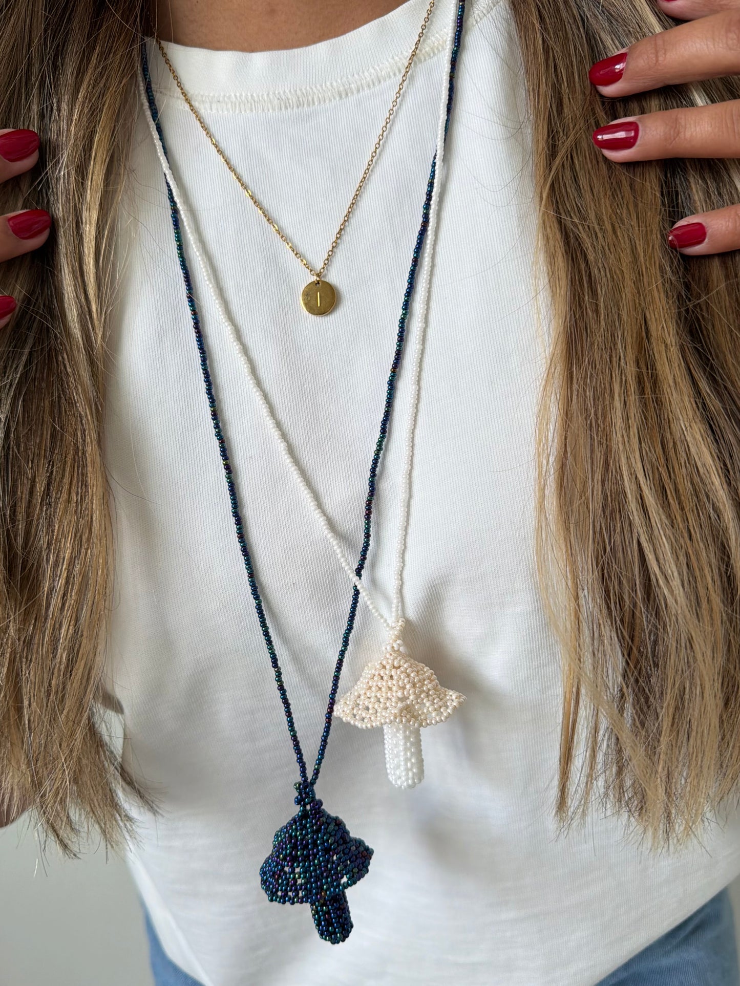The coolest handmade necklaces mushroom