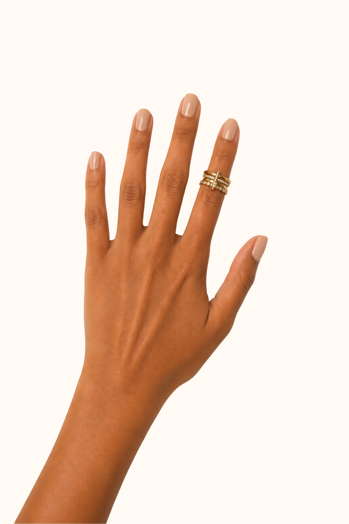 Eclipse gold ring