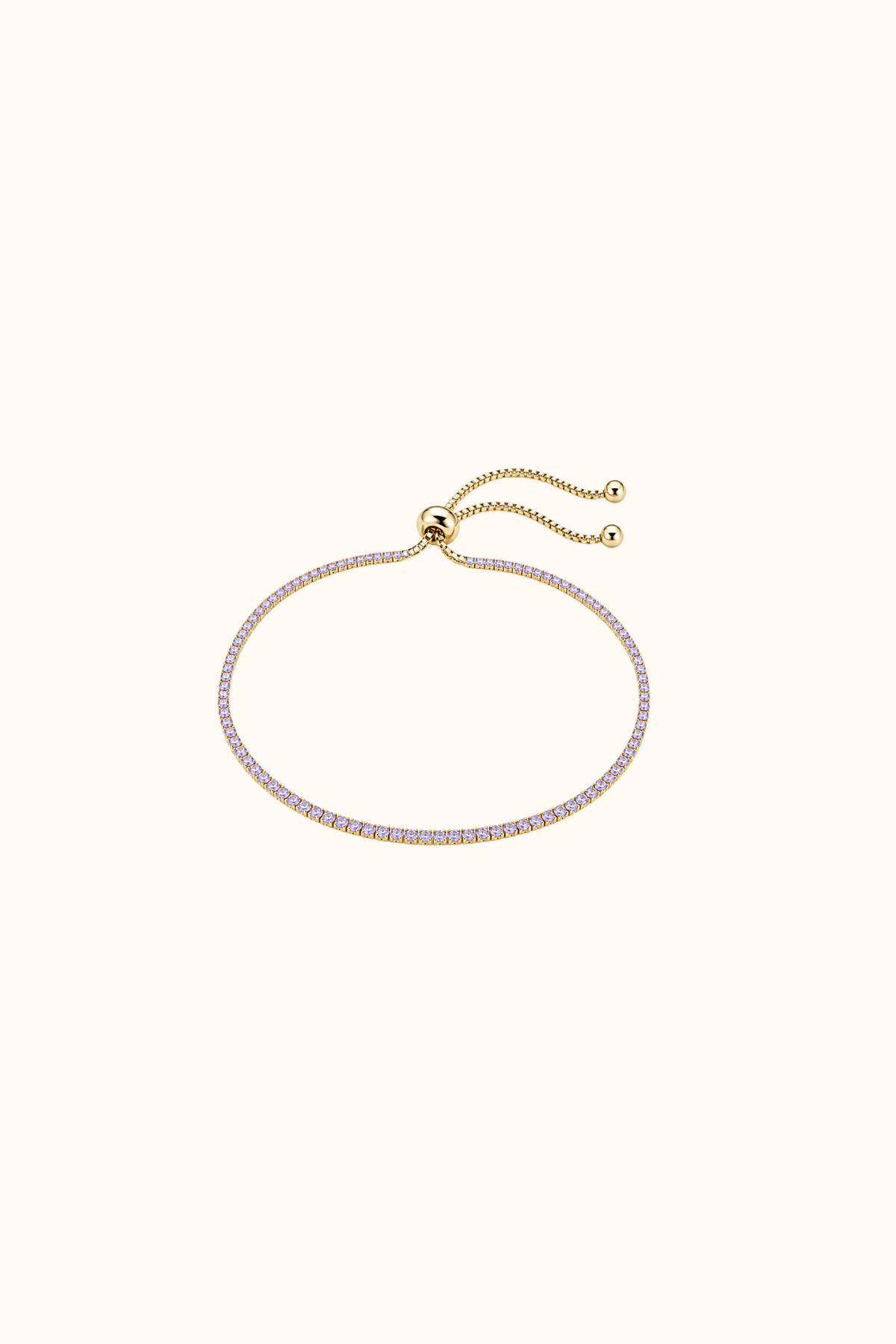 Tennis purple bracelet