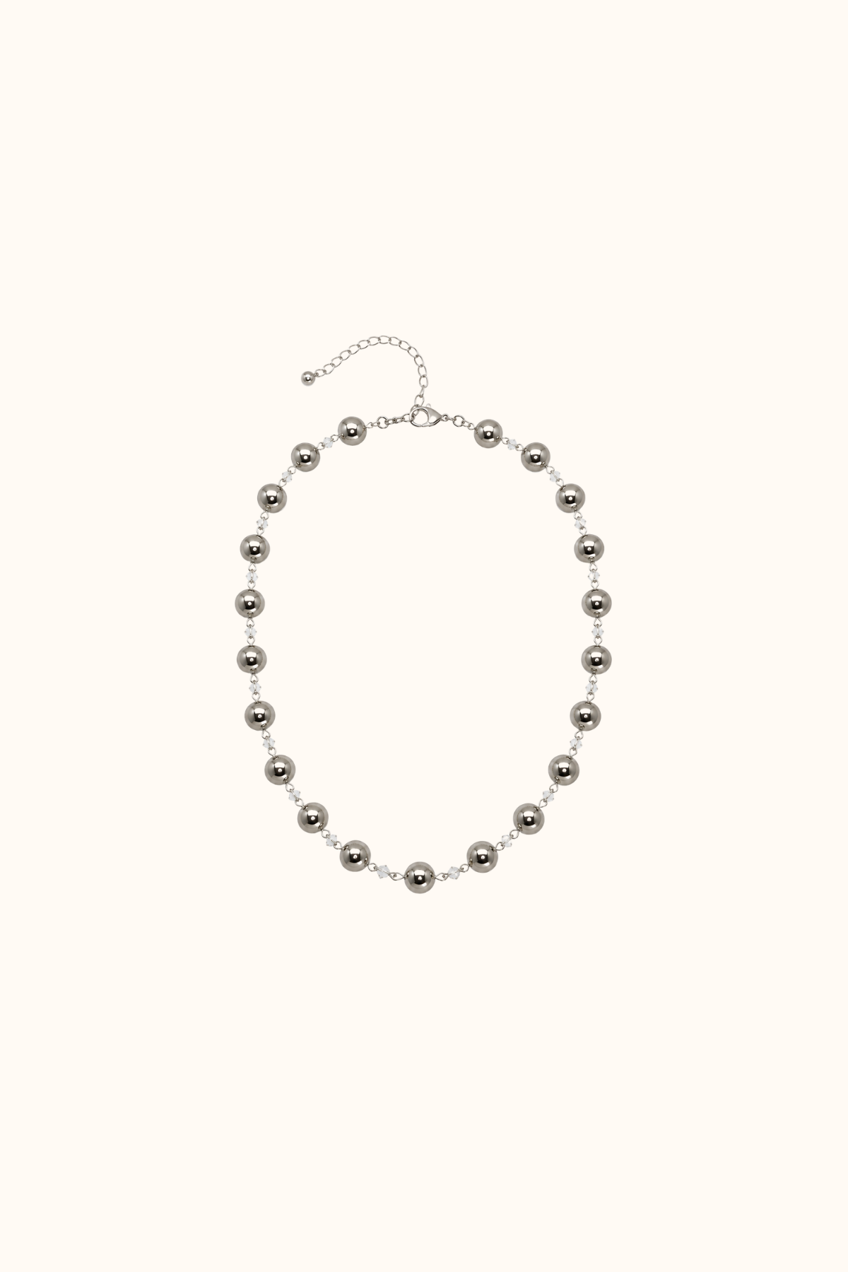 Orbit silver necklace
