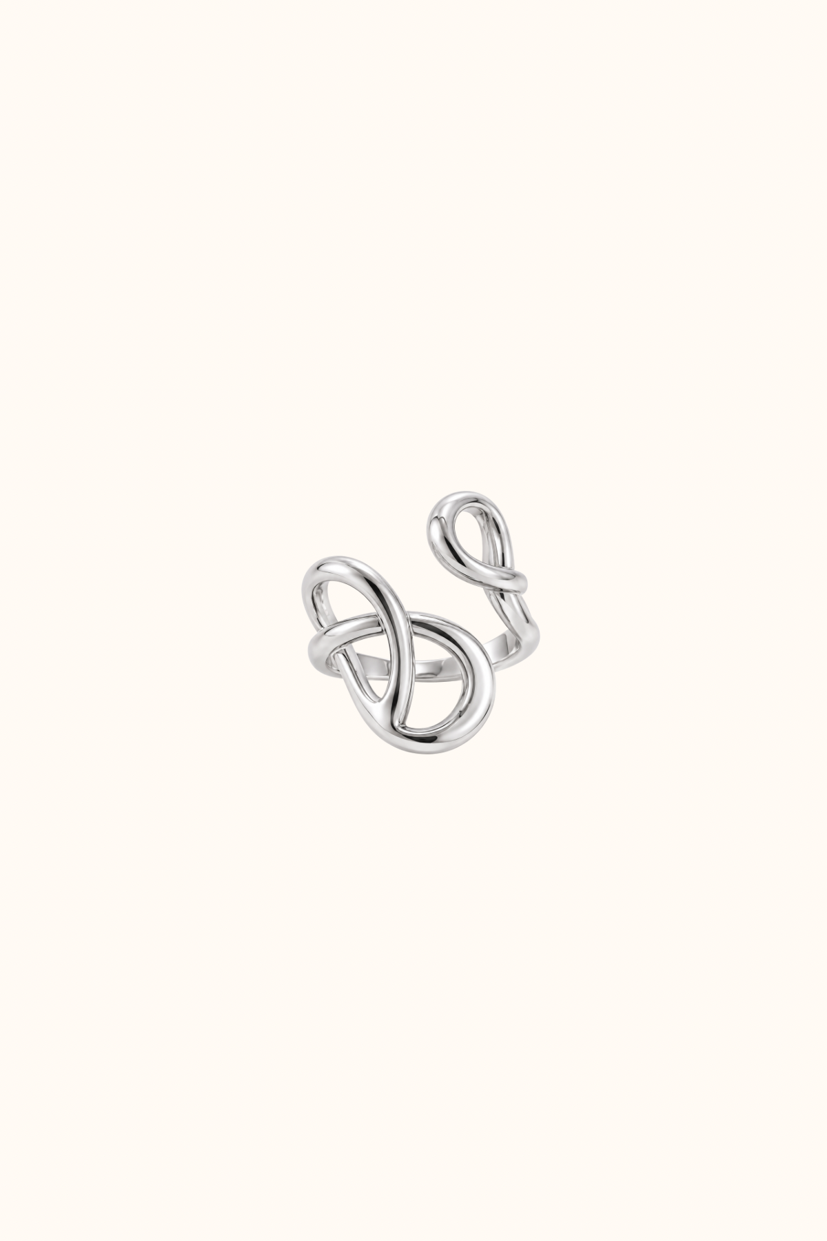 Iris silver ring