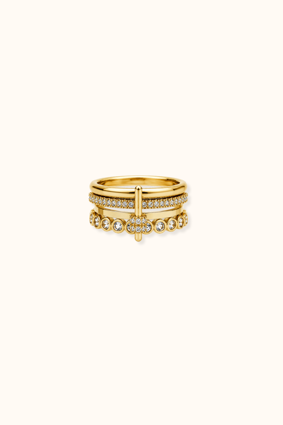 Eclipse gold ring