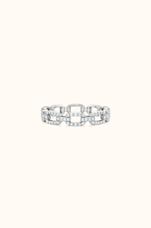 Monaco silver ring