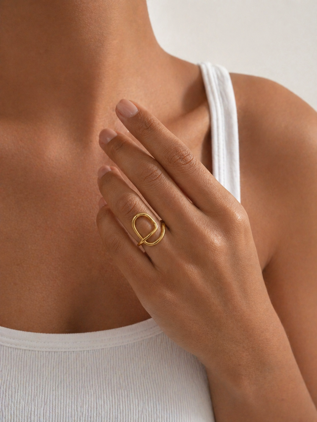 Onda ring gold