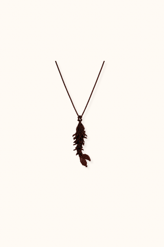 The coolest handmade necklaces brown