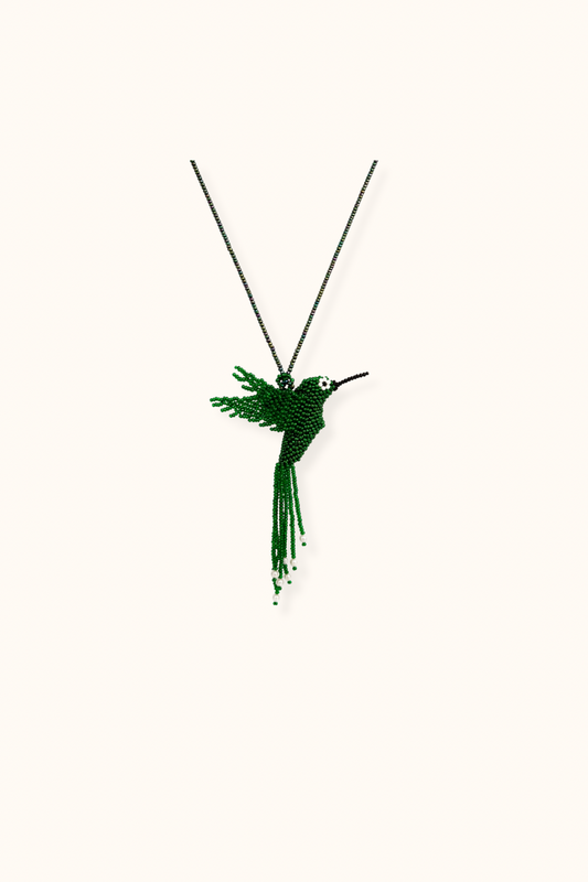 The coolest handmade necklaces green