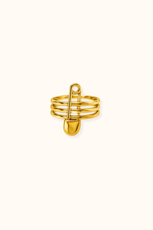 Pin gold ring