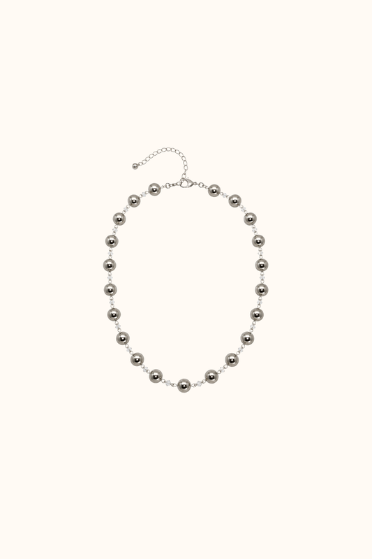 Orbit silver necklace
