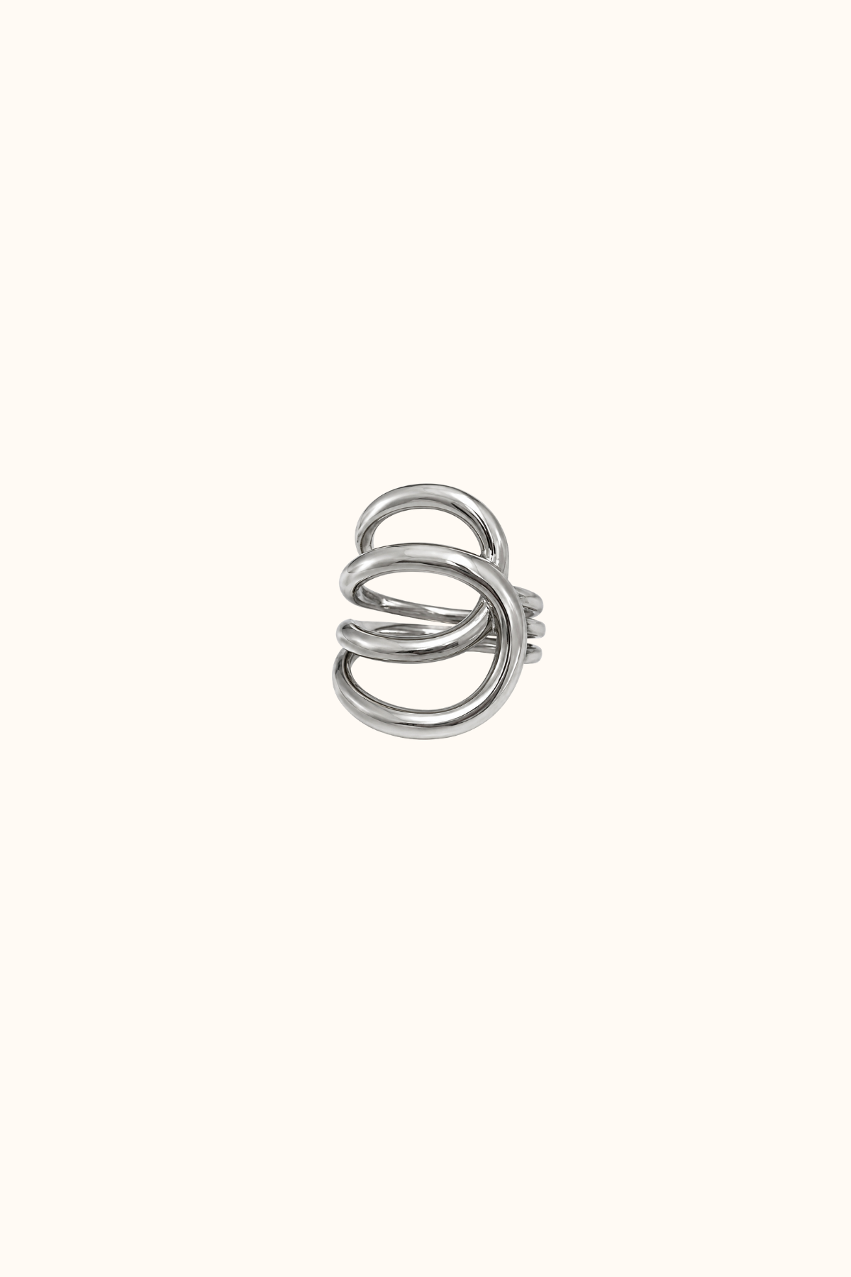 Infinity silver ring
