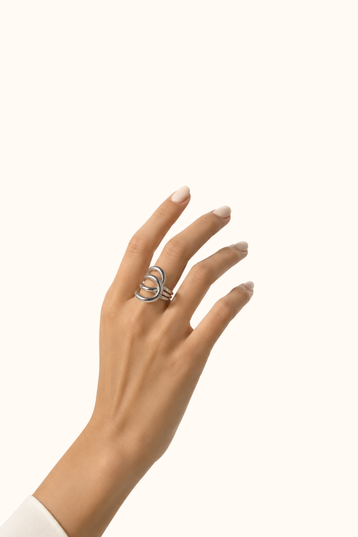 Infinity silver ring