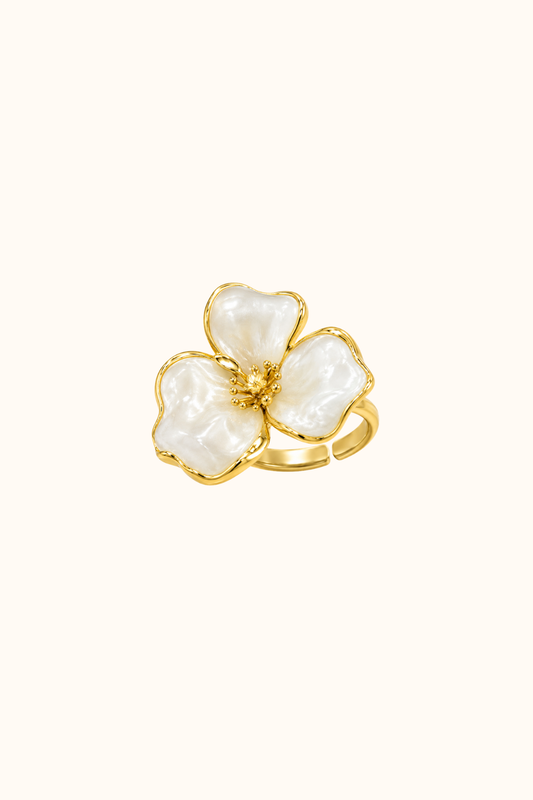 Flower crystal gold