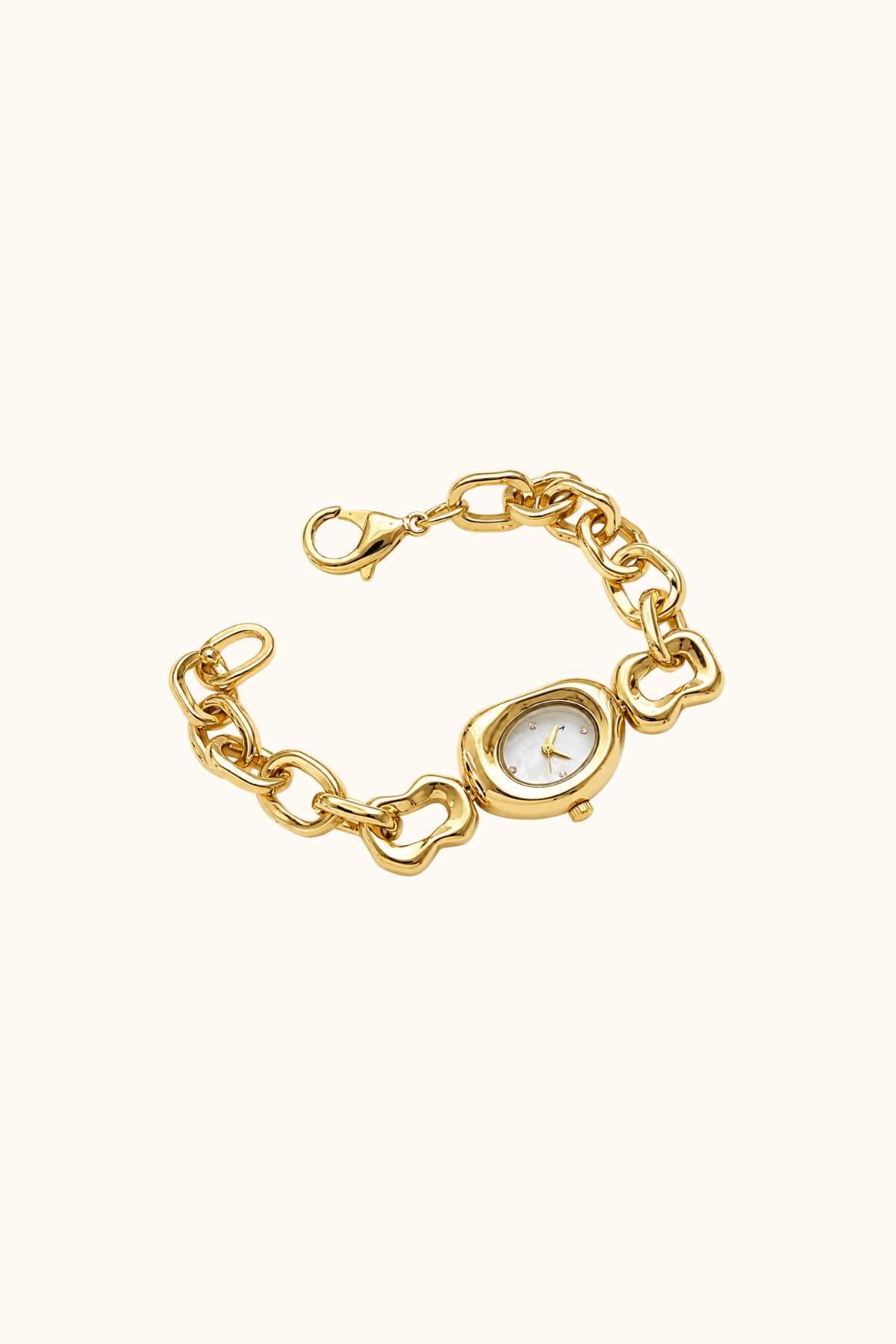 Watch bracelet gold