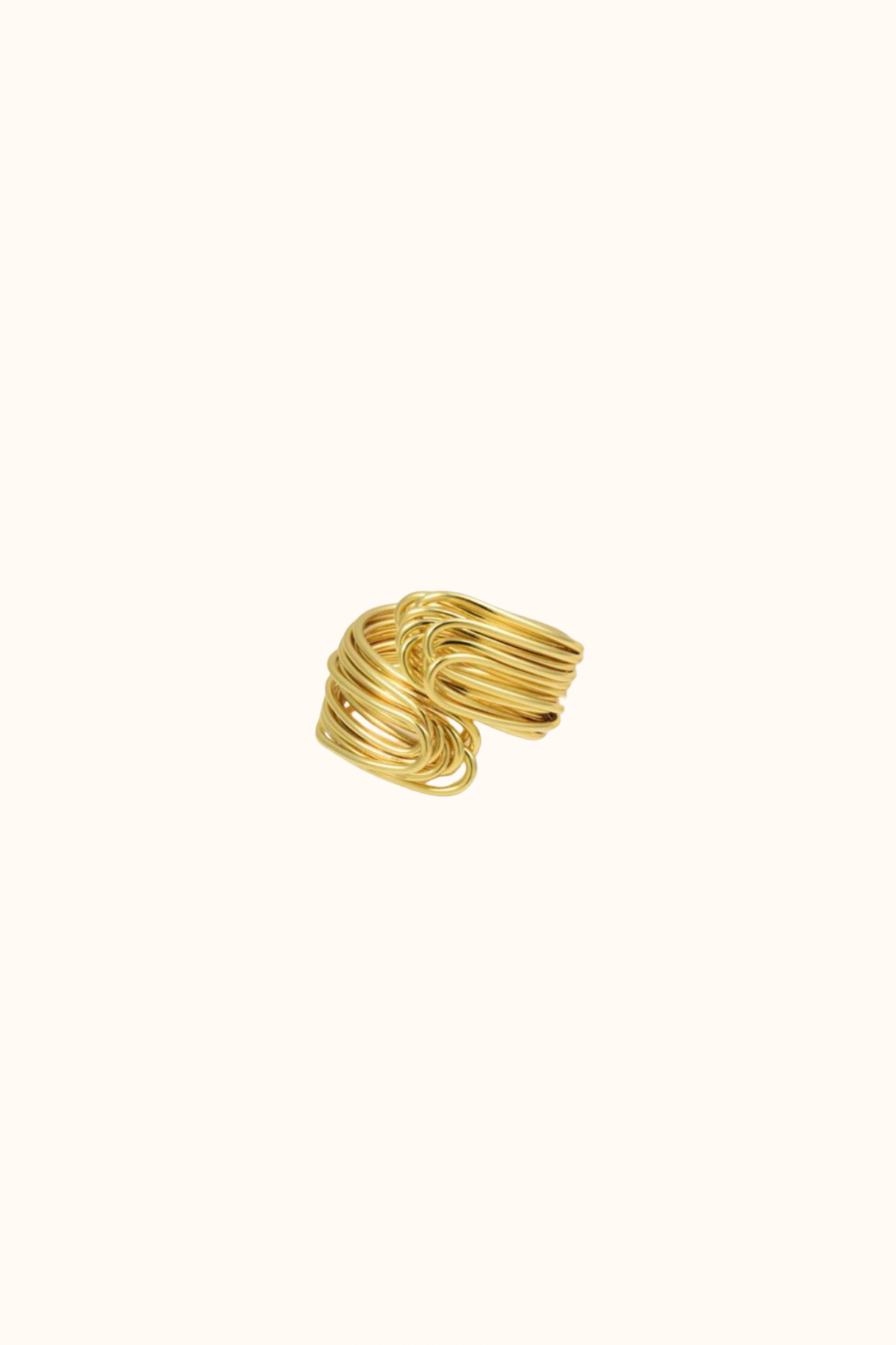 Line ring gold