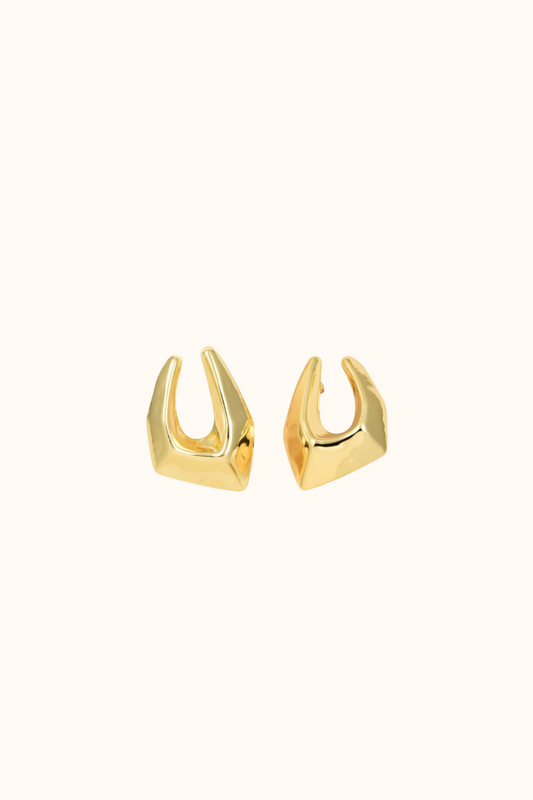 Tersa chubky earring gold
