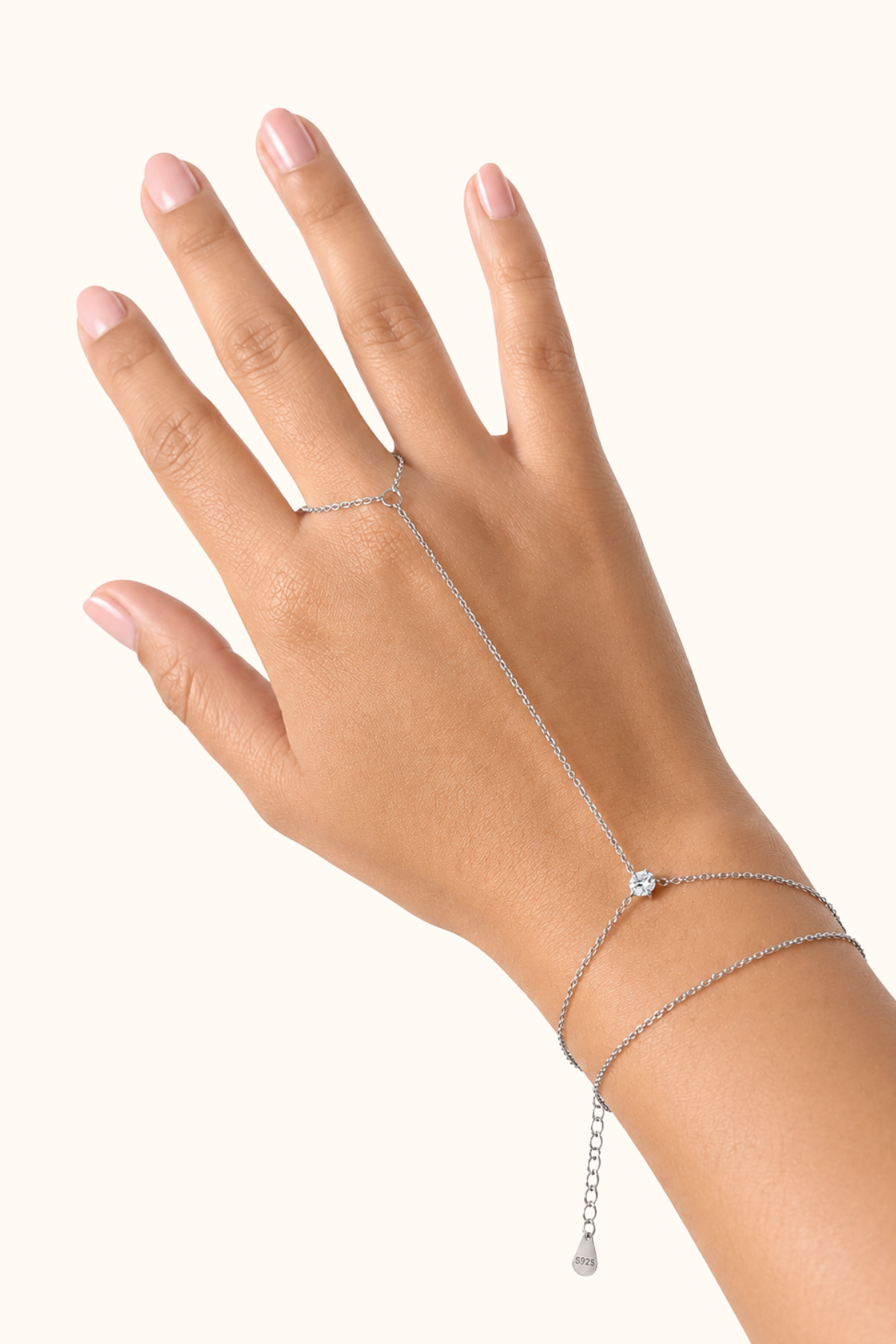 Hanchain zircon simple silver