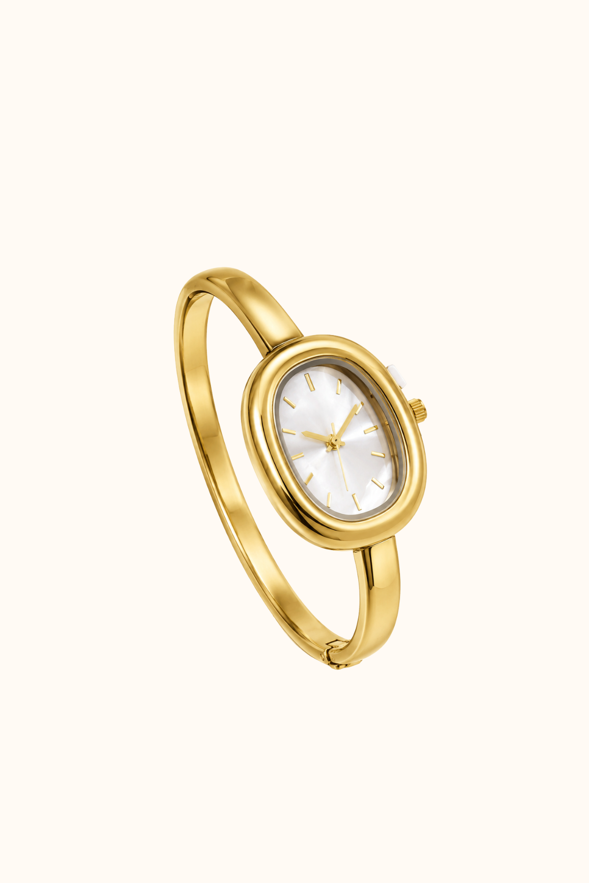 Classic vintage Watch gold & coffee